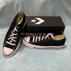Converse All Star Ox Black and White Size 8 Women